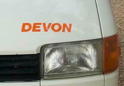 Volkswagen T4 Devon Moonraker 2 Front Logo